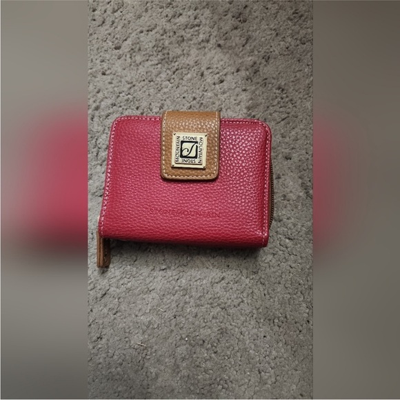 Stone Mountain Accessories Handbags - Stone Mountain Accessories Red and Tan Wallet
